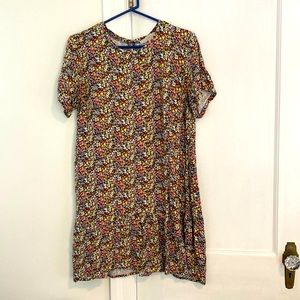 Loft Floral Midi Dress